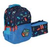 SYG Erkek Çocuk Beslenmeli Suya Dayanıklı 4 Bölmeli Okul Sırt Çantası-SYG1350MaviDinazor