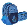 SYG Erkek Çocuk Beslenmeli Suya Dayanıklı 4 Bölmeli Okul Sırt Çantası-SYG1350mavifutbol