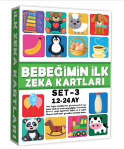 DIYTOY Bebeğimin İlk Zeka Kartları Set-3 12-24 Ay